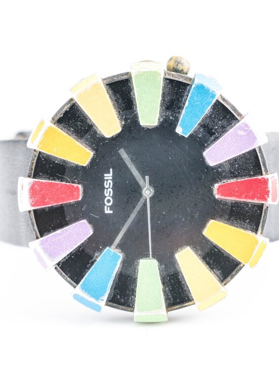 Fossil JR-7519 Genuine Leather Band Quartz Analog Women\'s Watch New Battery main image 6